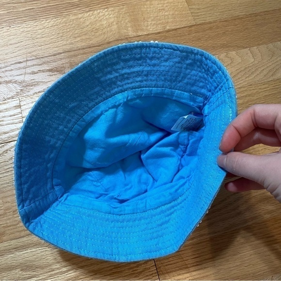 Disney Frozen Bucket Hat Kids Elsa Anna XS 1-3 Years Blue Sun Summer - Picture 4 of 7